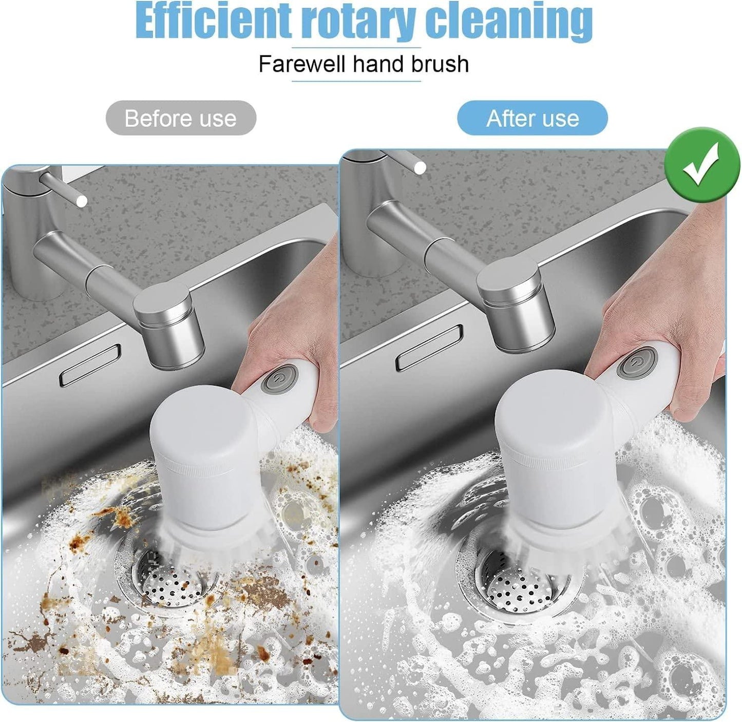 5 in 1 Handheld Dish Cleaning Brush